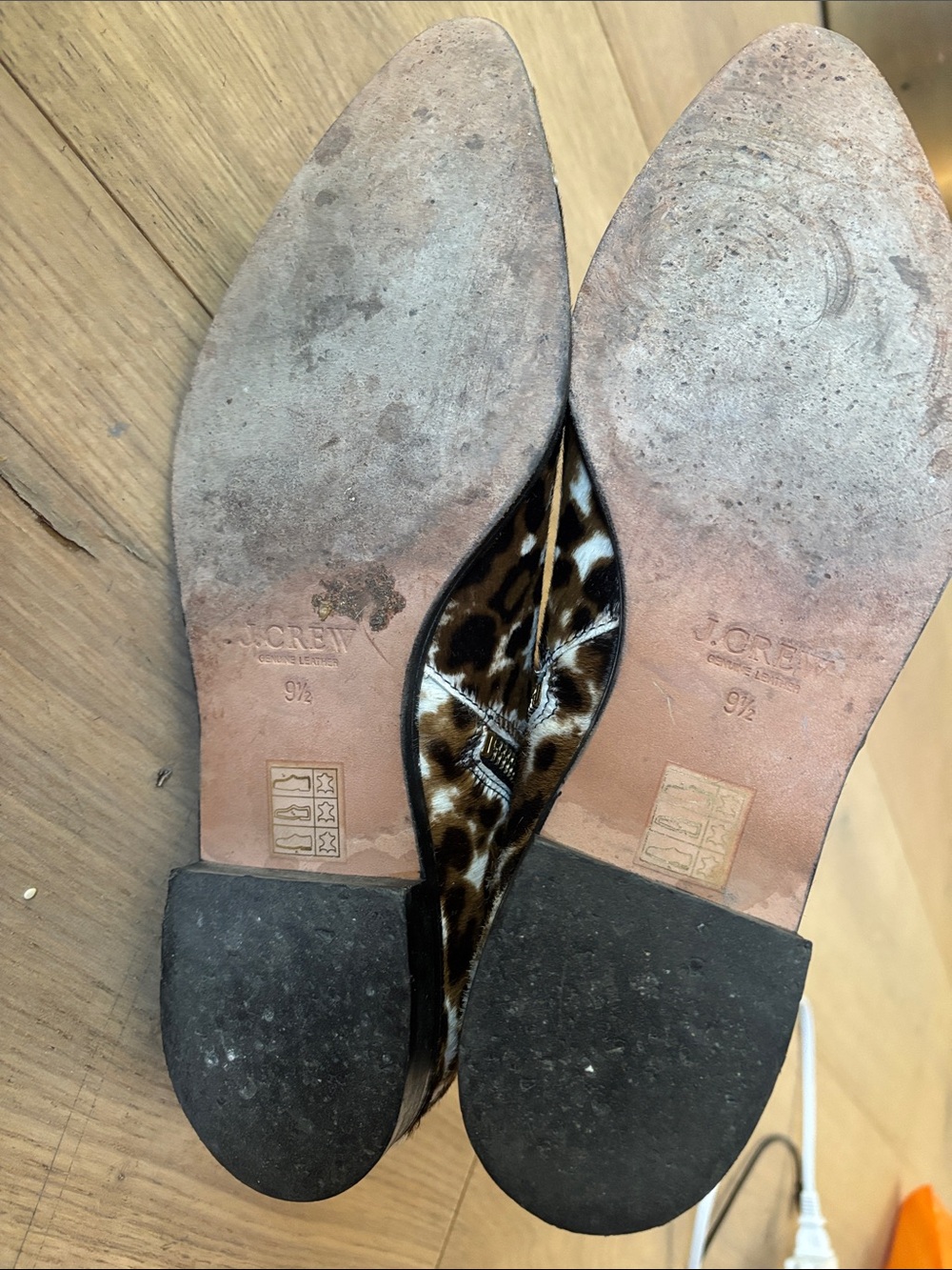 J. Crew Leopard Print Ankle Booties in Brown and Black - Picture 3 of 8